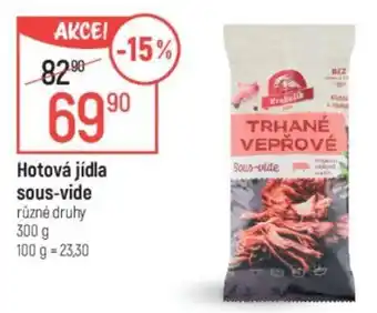 Globus Hotová jídla sous-vide nabídka