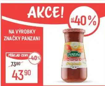 Globus NA VÝROBKY ZNAČKY PANZANI nabídka