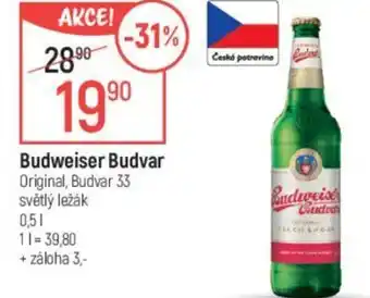 Globus Budweiser Budvar 0.5L nabídka