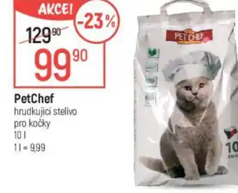 Globus PetChef hrudkující stelivo pro kočky nabídka