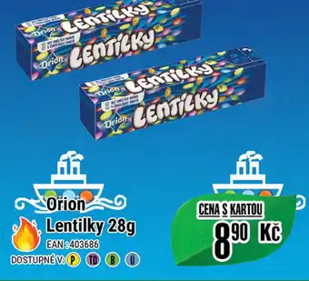 Tamda Foods Orion Lentilky 28g nabídka