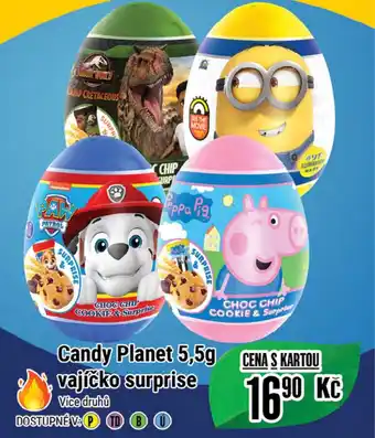 Tamda Foods Candy Planet 5,5g vajíčko surprise nabídka