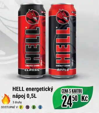 Tamda Foods HELL energetický nápoj 0,5L nabídka