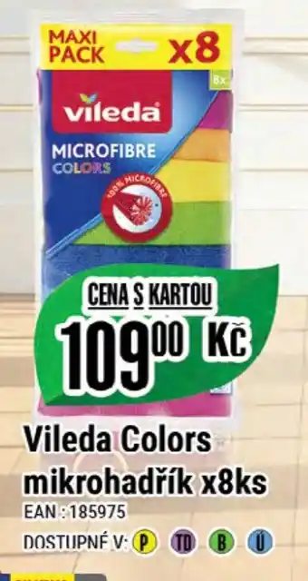 Tamda Foods Vileda Colors mikrohadřík x8ks nabídka