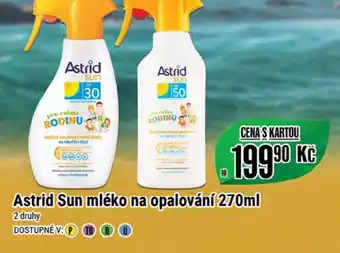 Tamda Foods Astrid Sun mléko na opalování 270ml nabídka