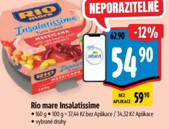 Albert Rio mare Insalatissime nabídka
