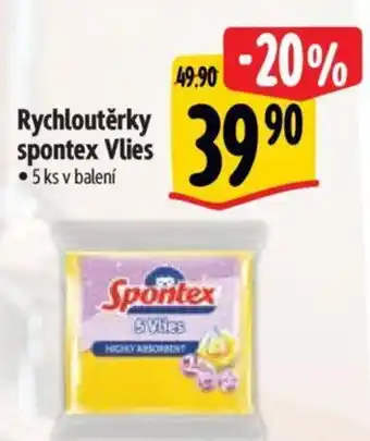 Albert Rychloutěrky spontex Vlies nabídka