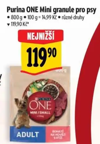 Albert Purina ONE Mini granule pro psy nabídka