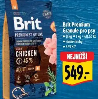 Albert Brit Premium Granule pro psy nabídka