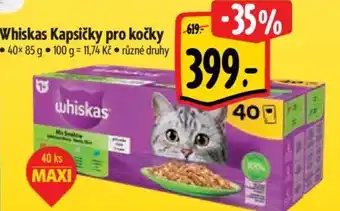 Albert Whiskas Kapsičky pro kočky nabídka