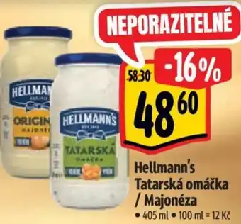 Albert Hellmann's Tatarská omáčka / Majonéza nabídka