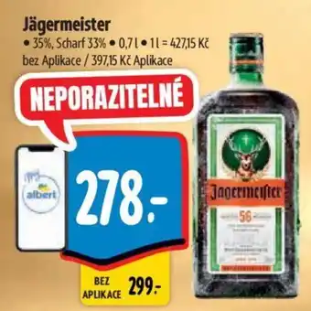 Albert Jägermeister 0.7L nabídka