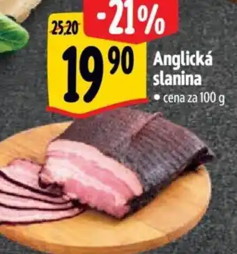 Albert Anglická slanina nabídka