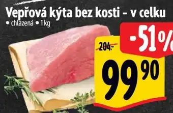 Albert Vepřová kýta bez kosti - v celku nabídka
