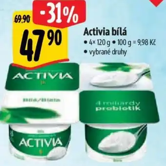 Albert Activia bílá nabídka