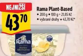 Albert Rama Plant-Based nabídka