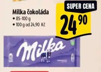 Albert Milka čokoláda nabídka