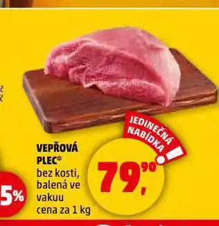 Penny Market Vepřová plec bez kosti nabídka