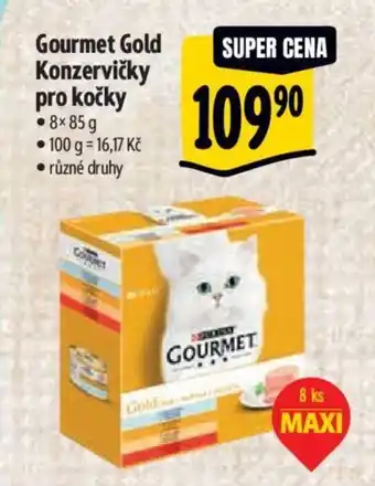 Albert Gourmet Gold Konzervičky pro kočky nabídka
