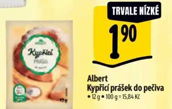 Albert Albert Kypřicí prášek do pečiva nabídka