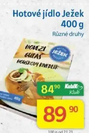 Kubík potraviny Hotové jídlo Ježek 400 g nabídka