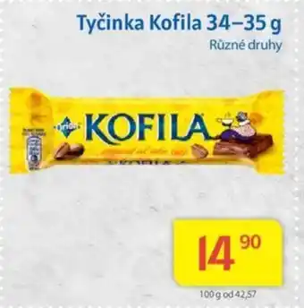 Kubík potraviny Tyčinka Kofila 34-35 g nabídka