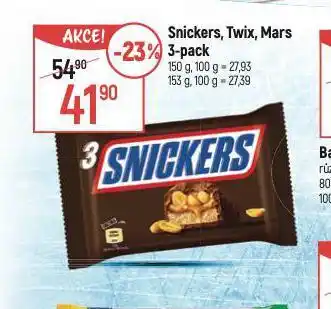 Globus Snickers nabídka