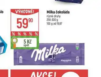 Globus Milka čokoláda nabídka