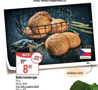 Globus Bulka hamburger nabídka