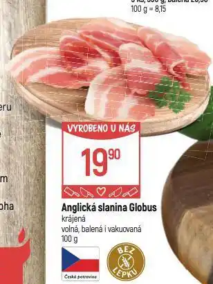 Globus Anglická slanina nabídka