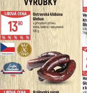 Globus Ostravská klobása nabídka