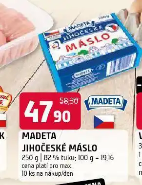 Terno Madeta jihočeské máslo nabídka