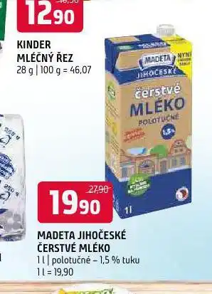 Terno Madeta jihočeské čerstvé mléko nabídka