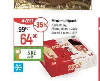 Globus Mrož zmrzlina nabídka