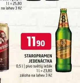 Terno Pivo staropramen nabídka