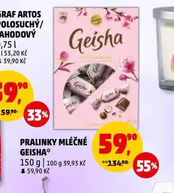 Penny Market Pralinky mléčné geisha nabídka