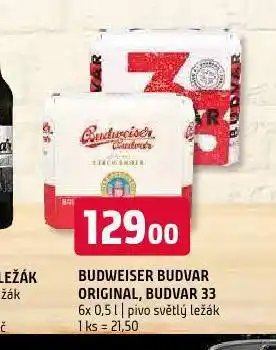 Terno Pivo budvar 33 nabídka