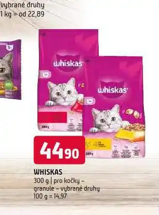 Terno Whiskas granule pro kočky nabídka