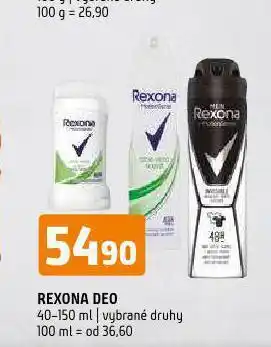 Terno Rexona deodorant nabídka