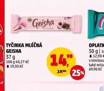 Penny Market Geisha tyčinka mléčná nabídka