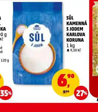 Penny Market Sůl kamenná s jodem karlova koruna nabídka