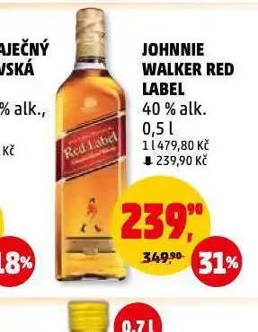 Penny Market Johnnie walker red label nabídka