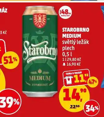 Penny Market Pivo starobrno medium nabídka