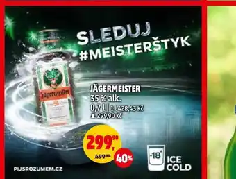 Penny Market Jägermeister nabídka