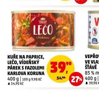 Penny Market Kuře na paprice nabídka