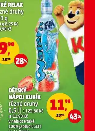 Penny Market Dětský nápoj kubík nabídka