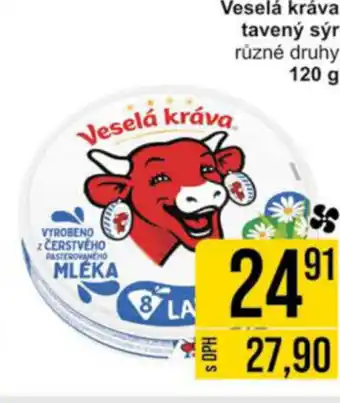 Jip Veselá kráva tavený sýr: různé druhy nabídka