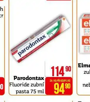 Teta Parodontax fluoride zubní pasta nabídka