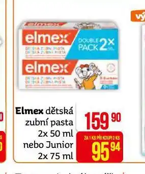 Teta Elmex dětská zubní pasta nabídka