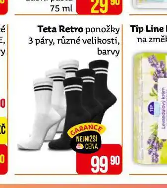 Teta retro ponožky